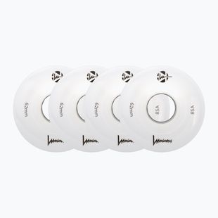 Ruote per pattini a rotelle FR Skates Luminous Led Quad Wheel 62mm/85A Sixies 6LED X4 white