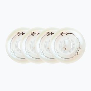 Ruote per pattini a rotelle Luminous Led Wheels Duo 76mm/85A X4 white/pearl
