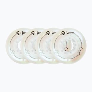 Ruote per pattini a rotelle Luminous Led Wheels Duo 72mm/85A X4 white/pearl