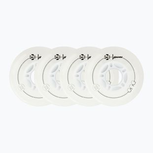 Ruote per pattini a rotelle Luminous Led Wheels Duo 84mm/85A X4 white/red