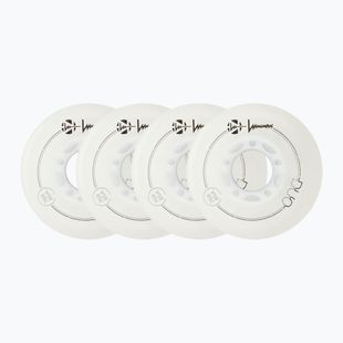 Ruote per pattini a rotelle Luminous Led Wheels Duo 76mm/85A X4 white/red