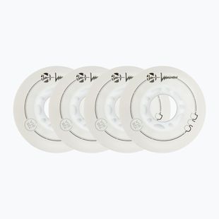 Ruote per pattini a rotelle Luminous Led Wheels Duo 72mm/85A X4 white/red