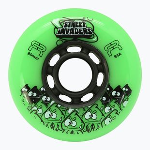 Ruote per pattini a rotelle FR Skates Street Invaders Wheels 80mm/84A X4 green/black