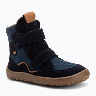 scarponi da neve Froddo Tex Winter blu scuro per bambini a piedi nudi