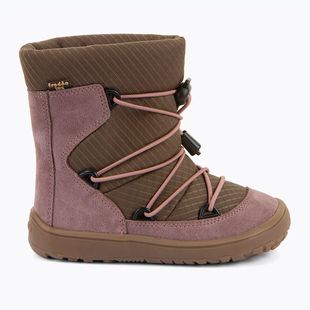 Doposci barefoot per bambini Froddo Barefoot Tex Track Wool dark pink