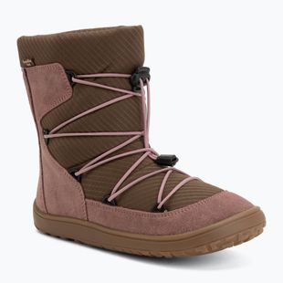 Doposci barefoot per bambini Froddo Barefoot Tex Track Wool dark pink