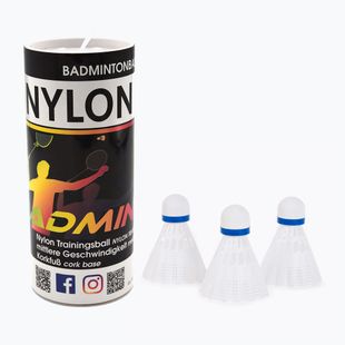 Volano in nylon Sunflex 3XW 3 pezzi bianco 53558