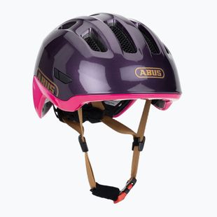 ABUS Casco da bici per bambini Smiley 3.0 ACE LED royal purple