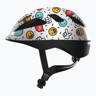 Casco da bici per bambini ABUS Smooty 2.0 white smiley
