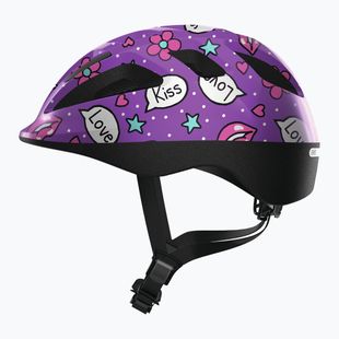Casco da bici per bambini ABUS Smooty 2.0 purple kisses