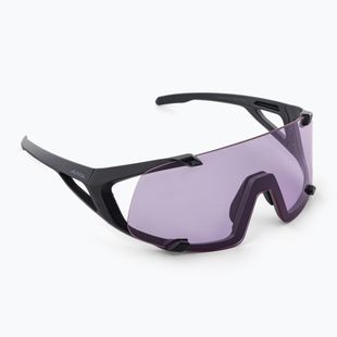 Occhiali da sole Alpina Hawkeye Q-Lite V nero opaco/viola