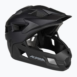 Casco da bici Alpina per bambini Rupi nero opaco