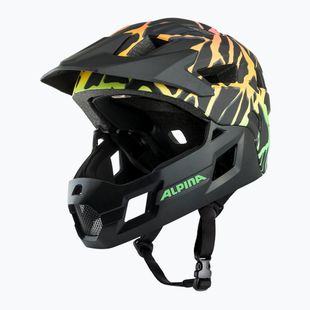 Casco da bici per bambini Alpina Rupi neon opaco sfumato