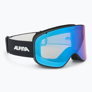 Occhiali da sci Alpina Slope Q-Lite nero opaco/blu