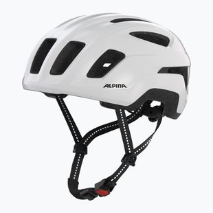 Casco da bici Alpina Paranus Urban bianco lucido
