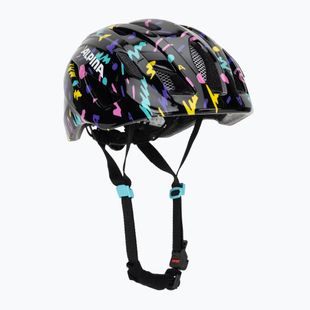 Casco da bici per bambini Alpina Pico black/confetti gloss