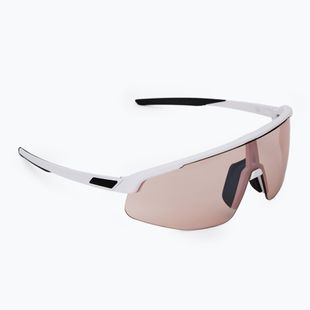 Occhiali da sole Alpina Turbo Pro Q-Lite bianco opaco/rosa a specchio