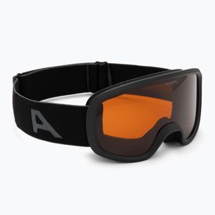 Maschera da sci per bambini Alpina Piney 2.0 matte black/orange