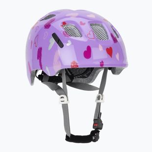 Casco da bici per bambini Alpina Ximo 2 Jr purple hearts gloss