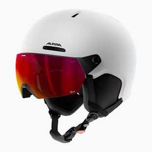 Casco da sci Alpina Arber 2 Visor Q-Lite white matt