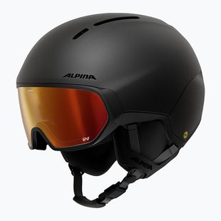Casco da sci Alpina Vizzard QV MIPS black matte