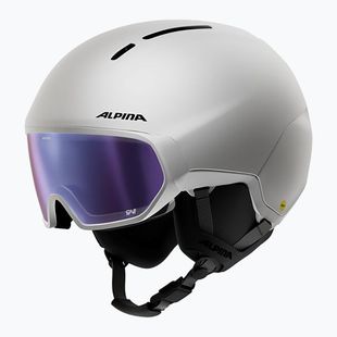 Casco da sci Alpina Vizzard QV MIPS white matt