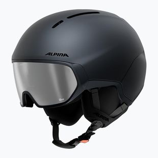 Casco da sci Alpina Vizzard Q-Lite midnight grey matt