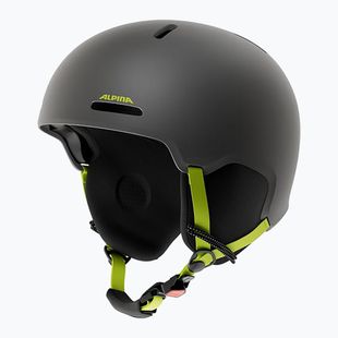 Casco da sci per bambini Alpina Zupo 2 charcoal neon matt