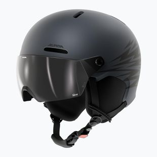 Casco da sci per bambini Alpina Zupo 2 Visor Q-Lite midnight grey
