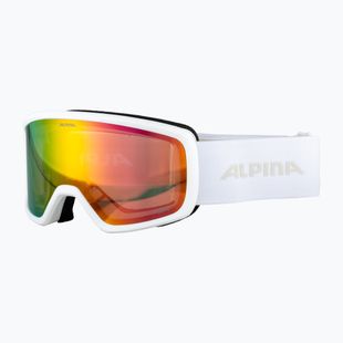 Maschera da sci Alpina Narkoja 2 Q-Lite white matt/pink s2