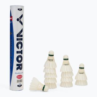 Volano VICTOR Master Ace 78 12 pezzi bianco.