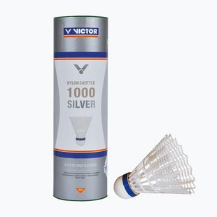 Navette da badminton VICTOR Nylonshuttle 1000 bianco medio
