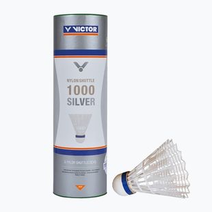 Navette da badminton VICTOR Nylonshuttle 1000 slow bianco