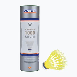 Navette da badminton VICTOR Nylonshuttle 1000 giallo lento