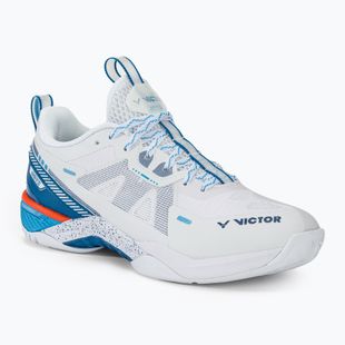 Scarpe da badminton da uomo VICTOR S82III AF bianco/azzurro