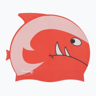 Fashy 3048 Cuffia da bagno per bambini stampata in giallo/rosso