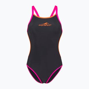 Costume intero da donna aquaFeel Training V-Back grigio / fumo