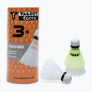 Talbot-Torro Tech 150 Volano sintetico per badminton 3 pz.