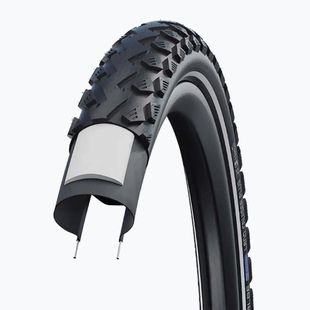 Copertone per bicicletta SCHWALBE Land Cruiser Plus Puncture Guard Green Compound 28 x 2.00 black reflex