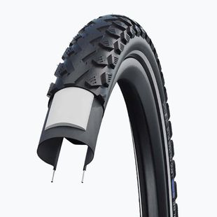 Copertone per bicicletta SCHWALBE Land Cruiser Plus Puncture Guard Green Compound 28 x 1.60 black reflective