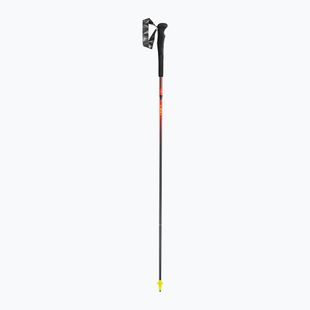 Bastoncini da corsa LEKI Neotrail FX.One Superlite rosso brillante/giallo neon/naturale in carbonio