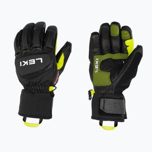 Guanto da sci LEKI Griffin Pro 3D uomo nero/neon