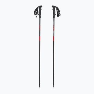 Bastoncini da sci LEKI Hot Shot anodized black/eloxal gray/eloxal red