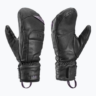 Guanti da sci donna LEKI Montera Prime Women Mitt black/blackberry gray