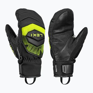 Guanti da sci LEKI WCR Core TR Mitt black/neon yellow