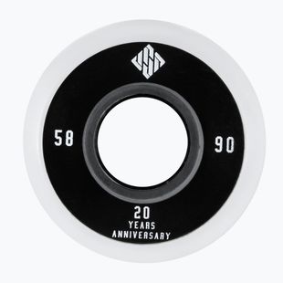 USD Team 58 mm/90A ruote rollerblade 4 pezzi latteo