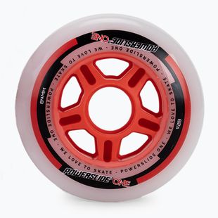 Powerslide PS One Distanziali/Cuscinetti ruote rollerblade 84 mm/82A 8 pezzi rosso.