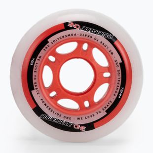 Powerslide PS One Distanziali/Cuscinetti ruote rollerblade 76 mm/82A 8 pezzi rosso.