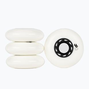 Powerslide Team 72 mm/88A ruote per rollerblade 4 pz. bianco