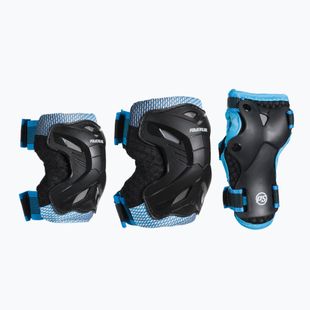 Powerslide Pro Set imbottiture per bambini nero